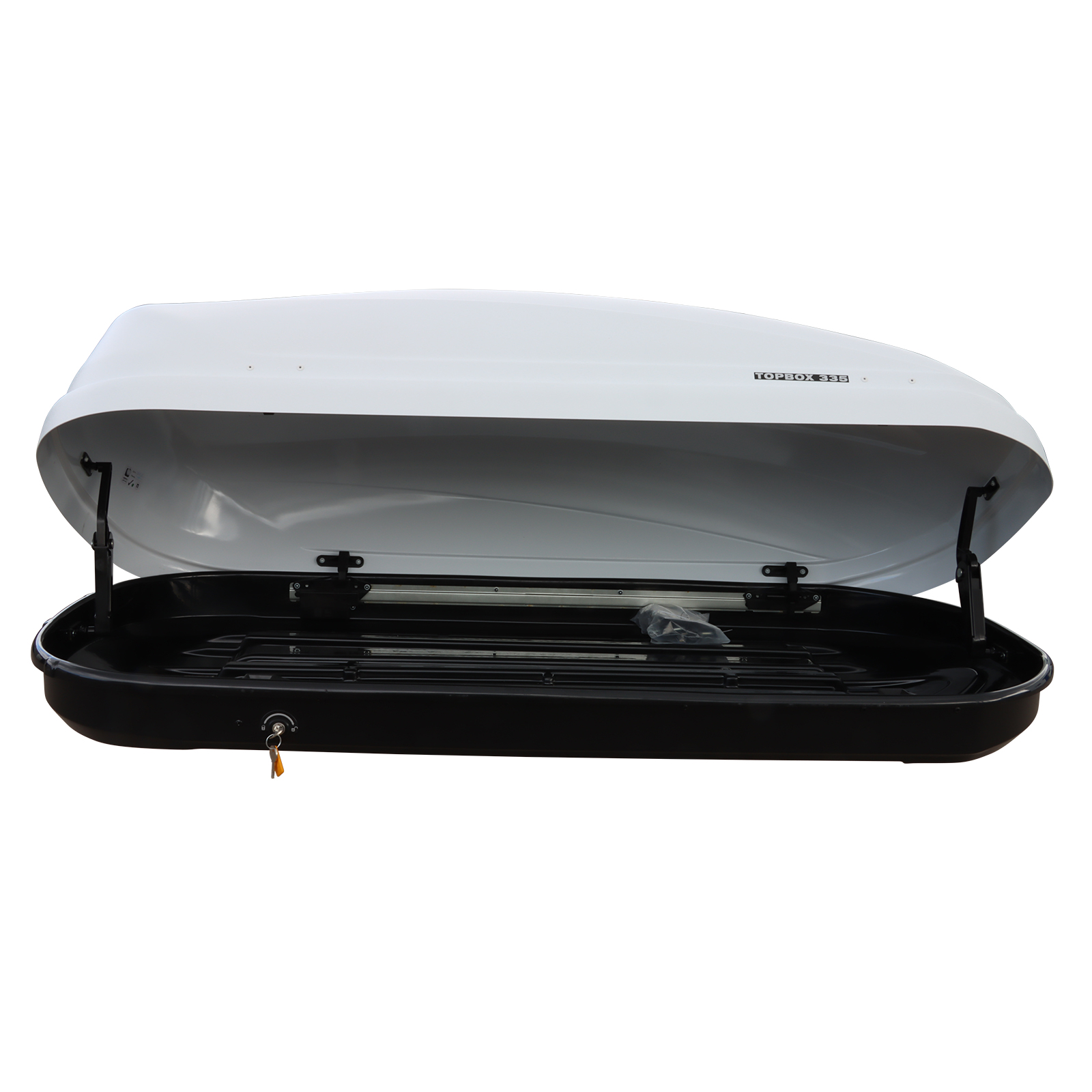 ET7335WD - Автобокс Евродеталь TOPBOX 335 (белый дастинг) (1500х740х390) Скобы