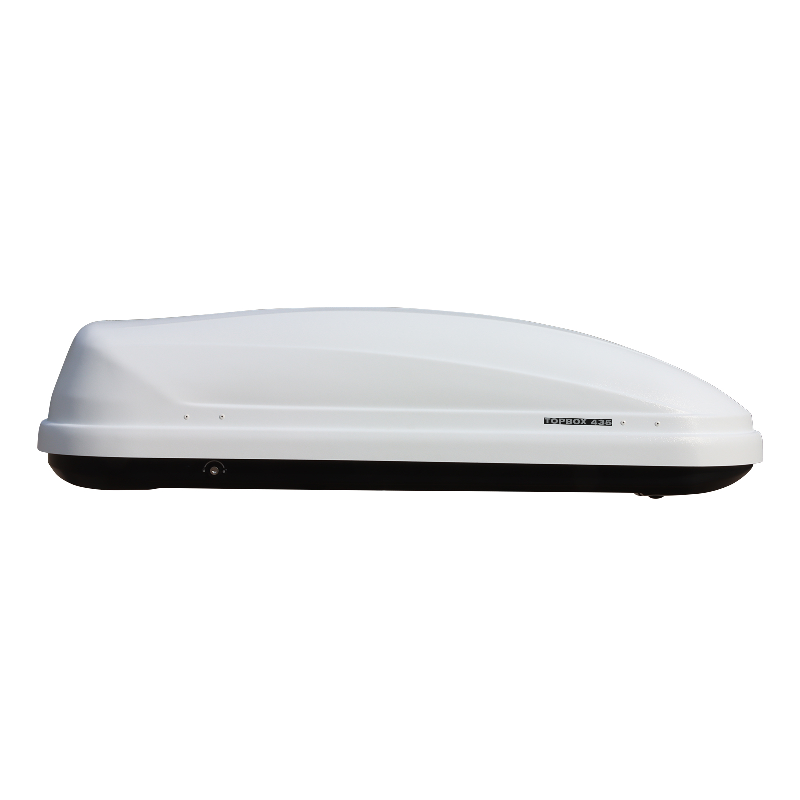 ET7435WD - Автобокс Евродеталь TOPBOX 435 (белый дастинг) (1760х820х420) Скобы