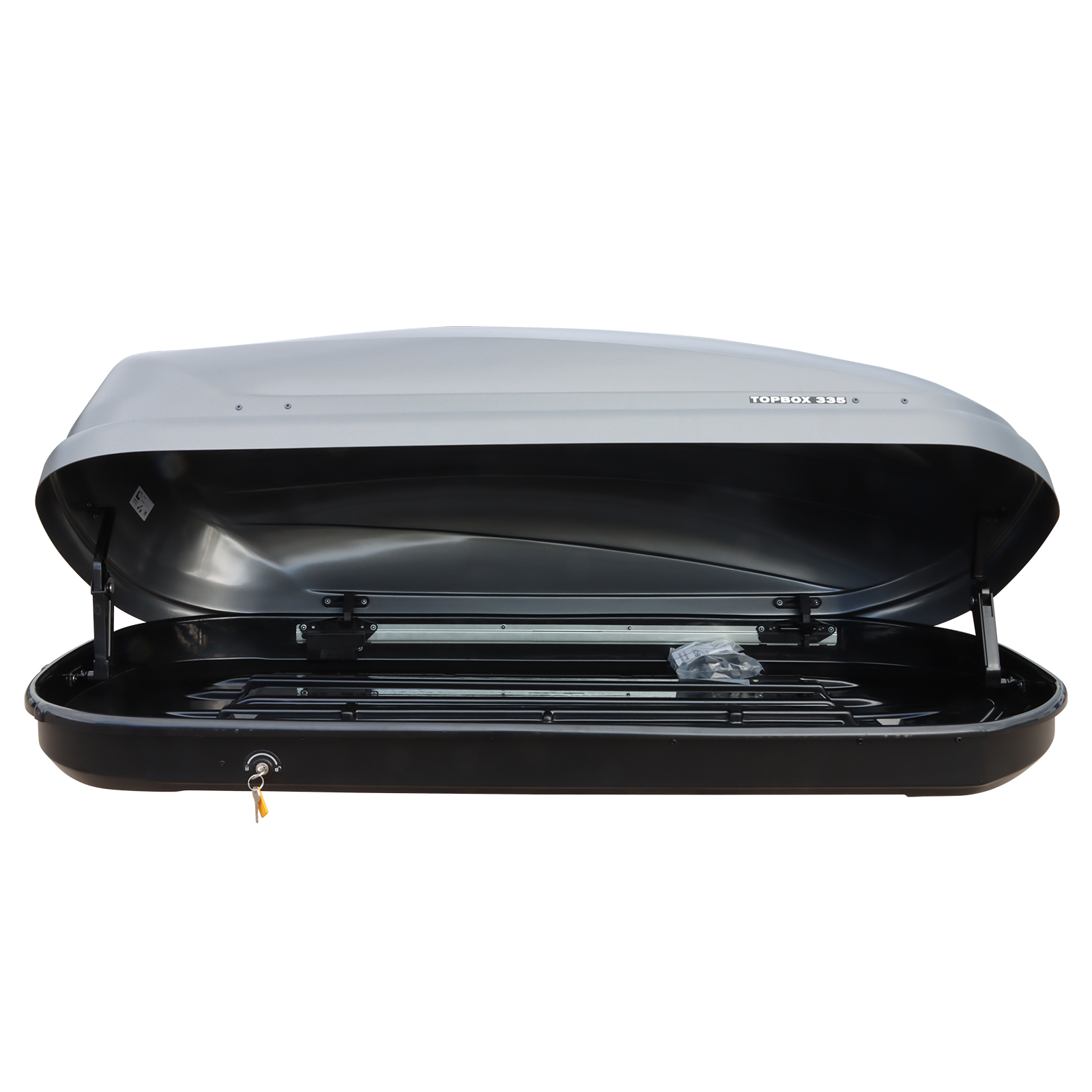 ET7335GD - Автобокс Евродеталь TOPBOX 335 (графит дастинг) (1500х740х390) Скобы