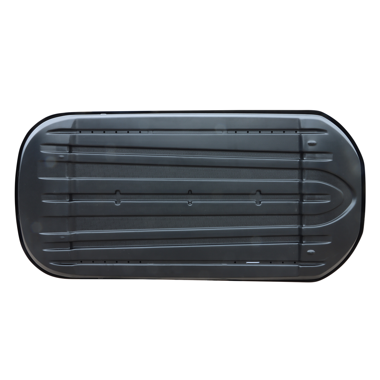 ET7435BD - Автобокс Евродеталь TOPBOX 435 (черный дастинг) (1760х820х420) Скобы