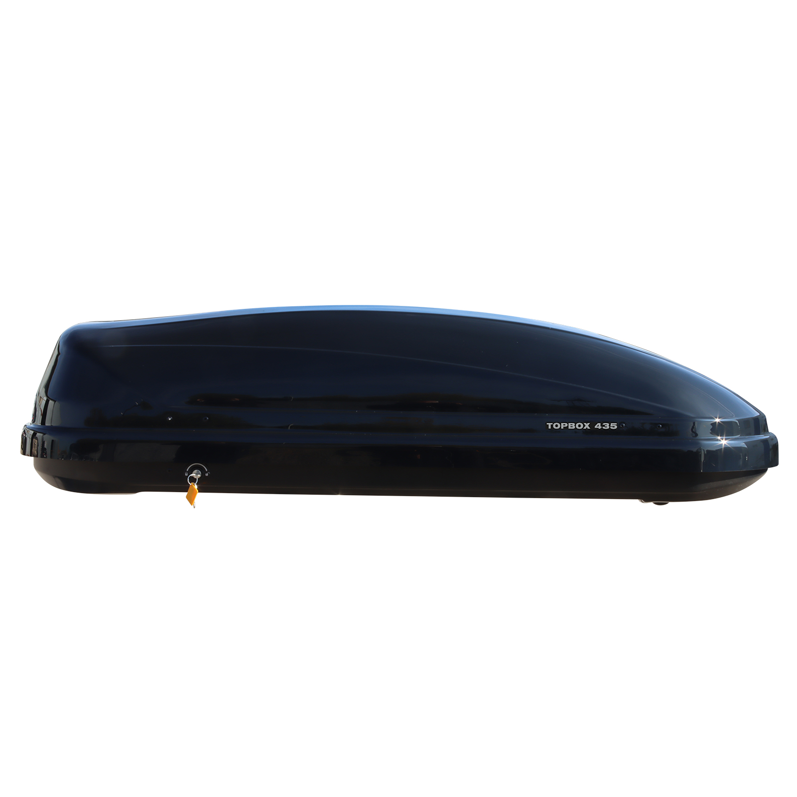ET7435BG - Автобокс Евродеталь TOPBOX 435 (черный глянцевый) (1760х820х420) Скобы
