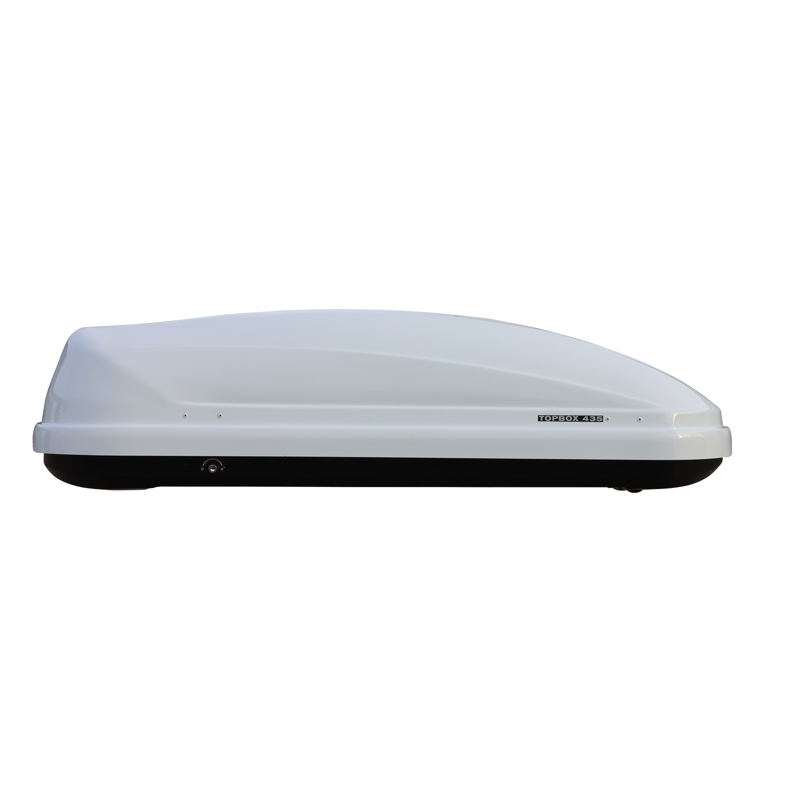 ET7435WG - Автобокс Евродеталь TOPBOX 435 (белый глянцевый) (1760х820х420) Скобы
