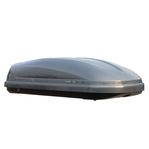 ET7435GG - Автобокс Евродеталь TOPBOX 435 (графит глянцевый) (1760х820х420) Скобы