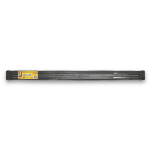 ET3135SZ - Прямоугольные черные перекладины с пазами Евродеталь - 135 см - Евродеталь