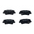 ED4-319H - Колодки заднего дискового тормоза Hyundai Solaris, Hyundai i40, Kia Rio 3, Kia Soul, Kia Ceed (с 2012 г) - Евродеталь