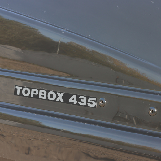 ET7435BG - Автобокс Евродеталь TOPBOX 435 (черный глянцевый) (1760х820х420) Скобы