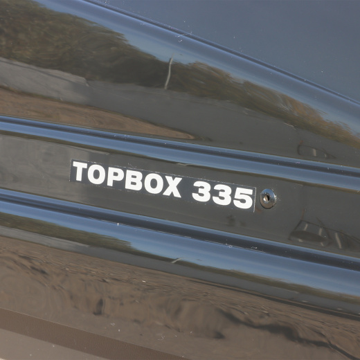 ET7335BG - Автобокс Евродеталь TOPBOX 335 (черный глянцевый) (1500х740х390) Скобы