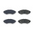 ED4-303D - Колодки тормозные передние для Daewoo Nexia 16v, Chevrolet Lacetti - Евродеталь