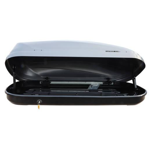 ET7435GG - Автобокс Евродеталь TOPBOX 435 (графит глянцевый) (1760х820х420) Скобы