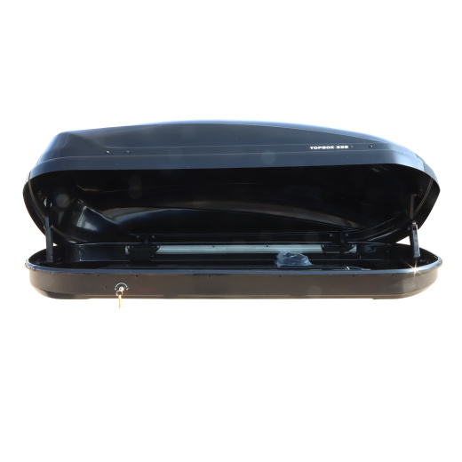 ET7335BG - Автобокс Евродеталь TOPBOX 335 (черный глянцевый) (1500х740х390) Скобы