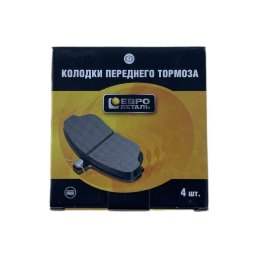 ED4-302D - Колодки тормозные передние для Daewoo Nexia 8v (до 2008 г.), Daewoo Matiz, Chevrolet Lanos - Евродеталь
