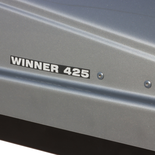 ET7425GG - Автобокс Евродеталь Winner 425 (графит глянцевый) (1860х850х400) - Быстросъём