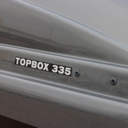 ET7335GG - Автобокс Евродеталь TOPBOX 335 (графит глянцевый) (1500х740х390) Скобы